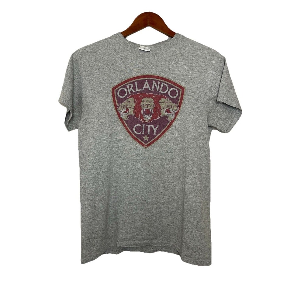 Gildan Orlando City Team City Gray Men's Tshirt Small